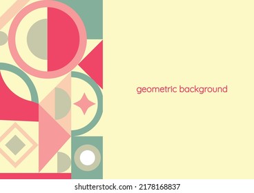 geometric background background vector design