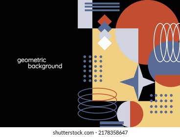 geometric background vector design vector