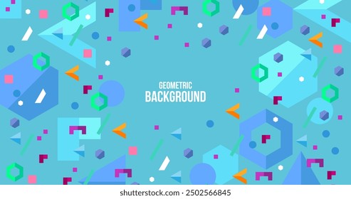Geometric background vector design in eps 10