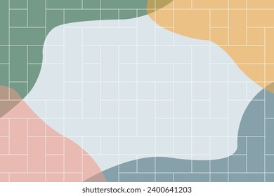 Geométrica del vector de fondo. Diseñar el estilo mondriano colorido sobre fondo blanco. Diseño impreso para ilustración, textil, niños, marco, fondo 32