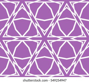 Geometric background. vector geometric illusion cubes pattern. purple color seamless illustration. For your design, wallpaper