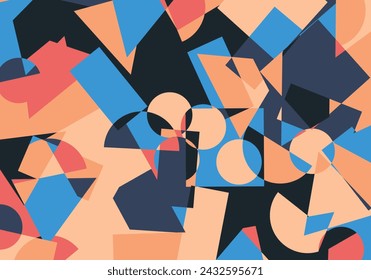 Geometric background. Vector illustration. Abstract background.