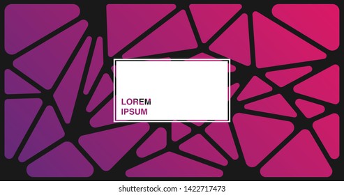 Geometric background, vector illustration design. 4k resolution.