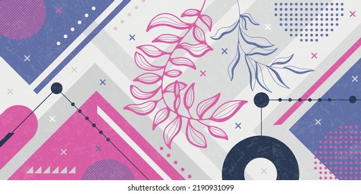 Geometric background, vector illustration. Modern abstract background.