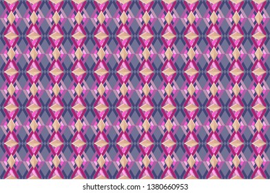 Geometric background vector illustration. Seamless Colorful Decorative graphic pattern