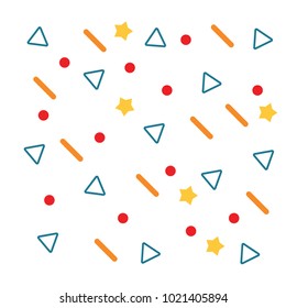 Geometric Background Vector Template Design