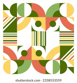 geometric background in vibrant color template graphic design