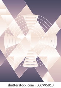Geometric background of violet color made of polygons.