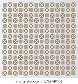 geometrischer Hintergrund. braune Farbe. Quadrat- und Quervektor