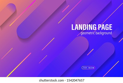 Geometric Background for Website Landing Page and Wallpaper - EPS 10