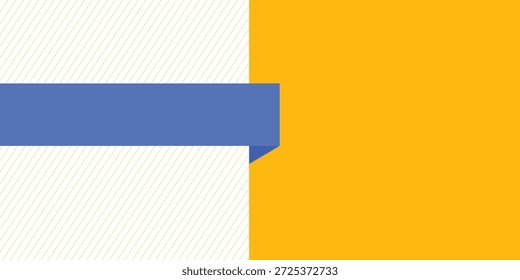 Fondo geométrico. Color blanco, azul y amarillo. Anuncio de memphis. Plantilla de negocios y promoción