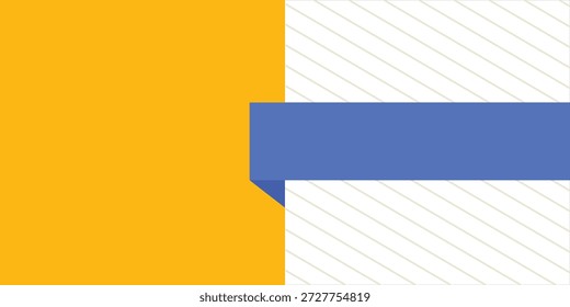Geometrischer Hintergrund. Weiß, blau und gelb. Memphis-Banner. Vorlage für Geschäfts- und Werbeaktionen