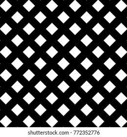 Geometric background with white squares on black.Vector