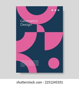 Geometric backgrounds. For cover designs, brochures, book covers. Vector illustration.