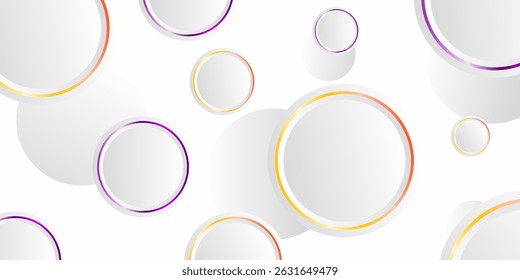 Geometric backgrounds in the form of circles, triangles, squares, colorful lines