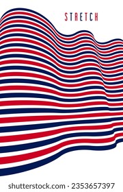 Geometric backgrounds with minimal parallel 3D lines vector abstract illustration, dimensional design cool element, funky style layout for ads posters banners and covers.