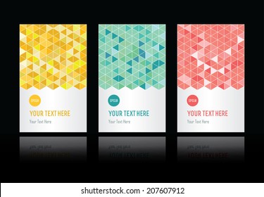 geometric backgrounds set