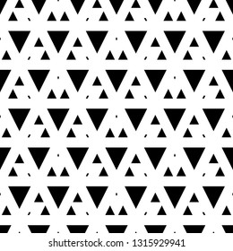 Geometric background.Seamless ornament. Triangles, rhombuses, parallelograms pattern. Geometrical figures wallpaper. Triangular, quadrangular shapes backdrop