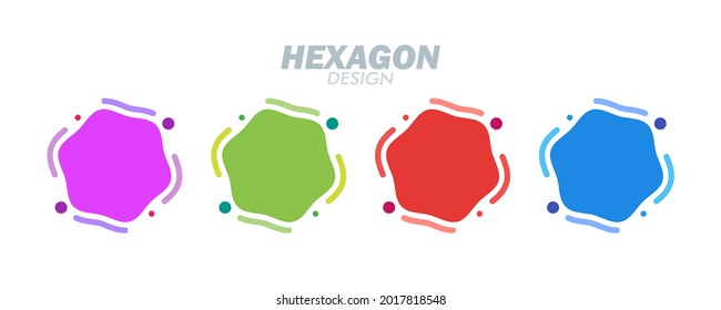 Juego de insignias geométricas. Diseño minimalista a la moda. Vector Eps10.