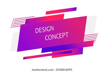 Conjunto de insignias geométricas, diseño minimalista de moda