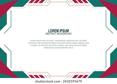 Geometric banner background. Vector illustration.