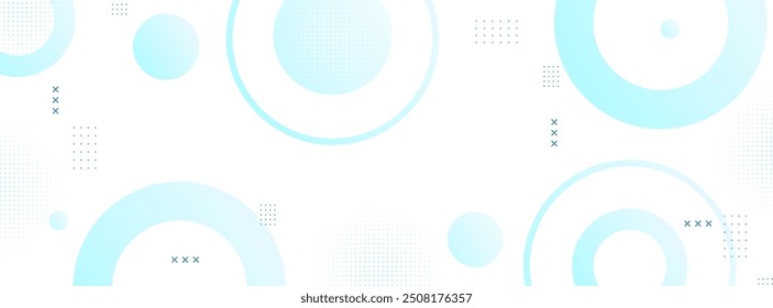 geometrisches Banner hintergrund.blau .shape .memphis.trendy .eps 10