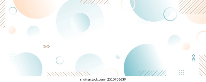 banner geométrico background.circle.abstract frame.modern design.eps 10