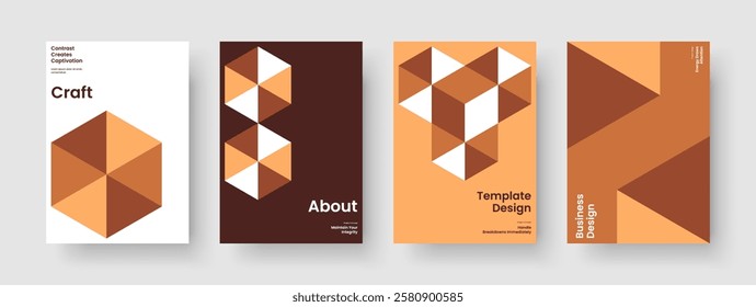 Geometric Banner Design. Abstract Flyer Template. Creative Book Cover Layout. Report. Business Presentation. Background. Poster. Brochure. Advertising. Journal. Leaflet. Handbill. Notebook