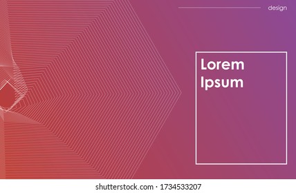 geometric banner design with a modern style for a website template