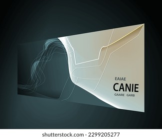 Geometric banner design with Vector background mock up