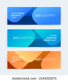 Vector Abstract Design Banner Web Template Stock Vector (Royalty Free ...