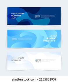 Geometric banner design with Vector presentation template.