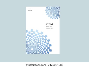 Geometric banner design vector presentation template