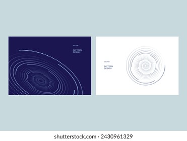 Geometric banner design vector presentation template