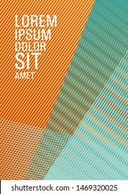 Geometric banner flyer background vector template. Hipster art cover geometry. Advertising publication backdrop. Banner backdrop simple print idea. Magic notebook framework.