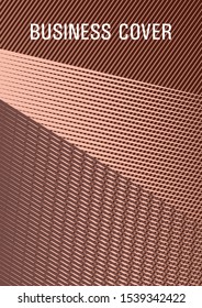Geometric banner flyer background vector template. Simple annual report mockup. Fashionable branding cover design. Colorful halftone gradients for web. Futuristic publication paper.