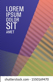 Geometric banner flyer background vector template. Future dynamic cover geometry. Party invitation flyer cool background. Corporate report mockup. Futuristic publication paper.
