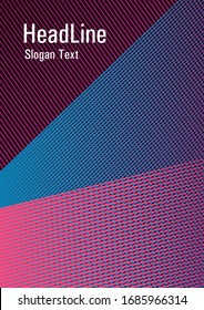 Geometric banner flyer background vector template. Contemporary paper cover design. Flyer mix digital background blend. Technological 2d backdrop. Laconic corporate style.