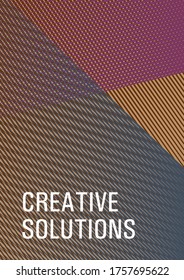Geometric banner flyer background vector template. Corporate branding leaflet. Plastic style cover template. Poster linear minimalistic Eps10 vector. Flat style booklet concept.