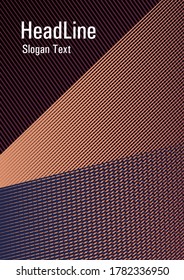 Geometric banner flyer background vector template. Poster linear minimalistic Eps10 vector. Vibrant gradient book backdrop. Advanced technological concept. Laconic rectangle cover template.