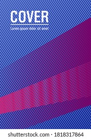 Geometric banner flyer background vector template. Presentation elegant leaflet. Sale catalog vivid mockup. Thin stripes blend cover design. Banner backdrop simple print idea.