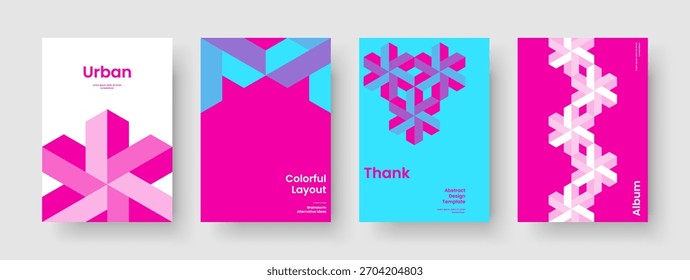 Diseño de Anuncio geométrico. Diseño de portada de libro Abstractas. Plantilla de informe creativo. Cartel. Volante. Presentación de Negocios. Antecedentes. Folleto. Diario. Identidad de marca. Publicidad. Manual. Boletín de noticias