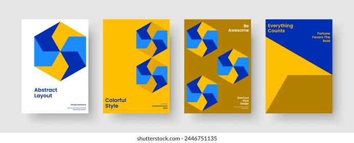 Geometric Banner Layout. Abstract Report Template. Isolated Background Design. Brochure. Poster. Book Cover. Flyer. Business Presentation. Advertising. Handbill. Leaflet. Magazine. Catalog