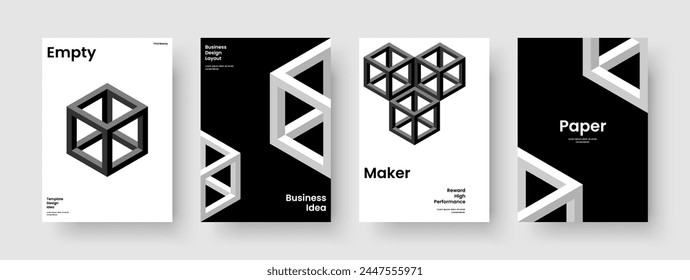 Geometric Banner Layout. Creative Business Presentation Design. Isolated Background Template. Brochure. Book Cover. Poster. Report. Flyer. Catalog. Brand Identity. Pamphlet. Portfolio. Advertising