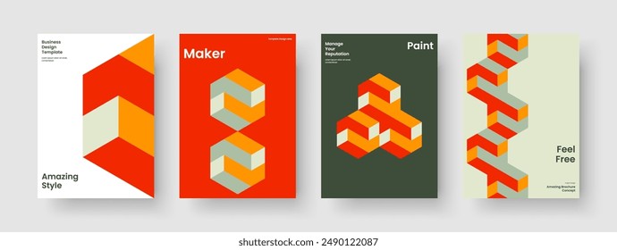 Geometric Banner Layout. Creative Business Presentation Template. Isolated Background Design. Flyer. Brochure. Report. Book Cover. Poster. Handbill. Pamphlet. Portfolio. Advertising. Brand Identity