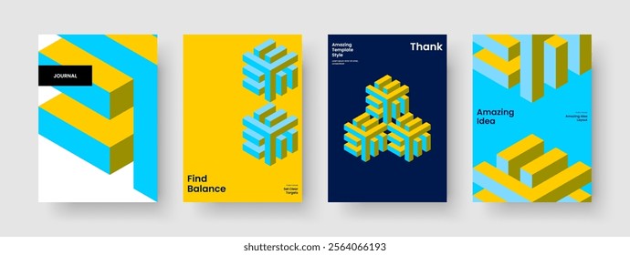 Geometric Banner Layout. Creative Business Presentation Design. Isolated Background Template. Poster. Report. Flyer. Book Cover. Brochure. Portfolio. Advertising. Pamphlet. Magazine. Notebook