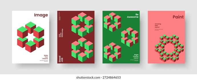 Layout de banner geométrico. Design criativo de apresentação de negócios. Modelo de cartaz abstrato. Brochura. Relatório. Histórico. Panfleto. Capa de Livro. Publicidade. Revista. Boletim informativo. Folheto informativo. Panfleto