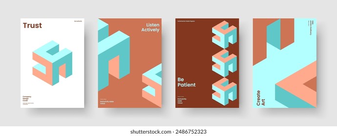 Geometric Banner Layout. Creative Report Design. Abstract Book Cover Template. Background. Poster. Business Presentation. Flyer. Brochure. Leaflet. Catalog. Magazine. Portfolio. Pamphlet. Journal