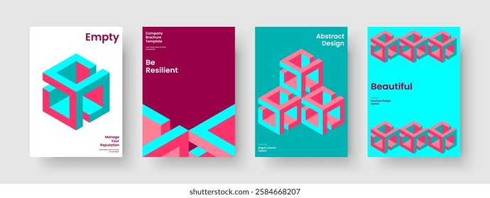 Geometric Banner Layout. Isolated Flyer Design. Abstract Book Cover Template. Background. Poster. Report. Business Presentation. Brochure. Handbill. Advertising. Journal. Leaflet. Portfolio