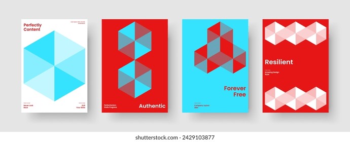 Geometric Banner Layout. Isolated Report Design. Creative Book Cover Template. Poster. Brochure. Background. Business Presentation. Flyer. Handbill. Pamphlet. Catalog. Magazine. Newsletter